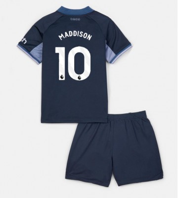 Tottenham Hotspur James Maddison #10 Segunda Equipación Niños 2023-24 Manga Corta (+ Pantalones cortos)